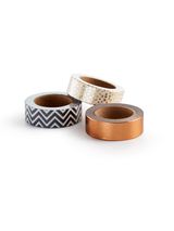 Lipni dovanų pakavimo juostelė ZIGZAG/DOTS, 2 vnt.