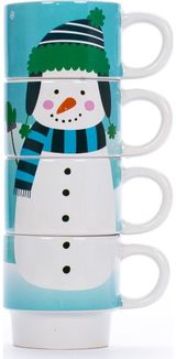 Espreso puodelių rinkinys BLIZZARD BLUES, 4 vnt.