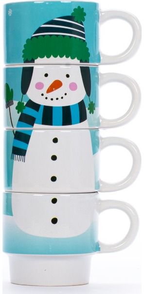 Espreso puodelių rinkinys BLIZZARD BLUES, 4 vnt.