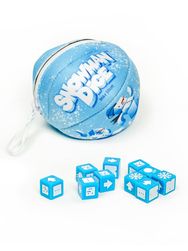 Stalo žaidimas SNOWMAN DICE (kauliukai kamuoliuke)
