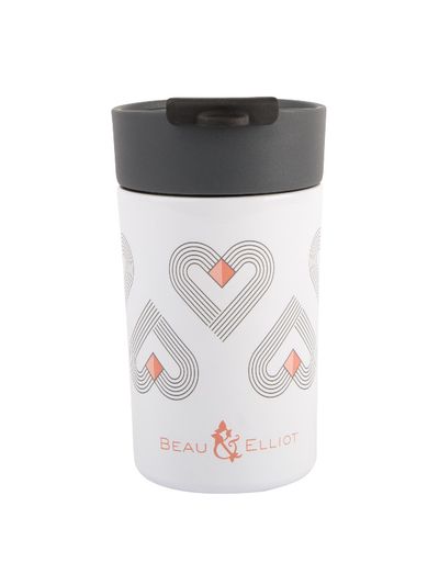 Termo puodelis B&E VIBE WHITE, 300 ml