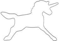 Sausainių formelė LAMA/UNICORN, 10 cm