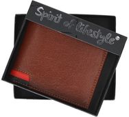 Vyriška piniginė Spirit MODENA, natūrali oda, Brown