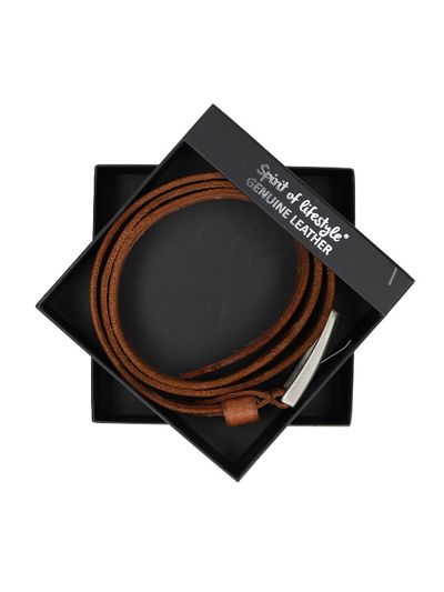 Diržas Spirit DAKOTA, natūrali oda, 115 cm, Brown