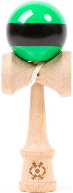 Žaislas KENDAMA Tribute Green with Black Single Stripe