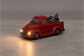 Kalėdinė dekoracija RED TRUCK, 2 LED, 11 cm
