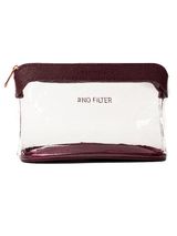 Kosmetinė #NOFILTER, Clear-Burgundy