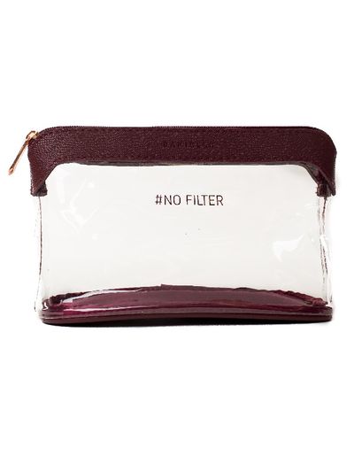 Kosmetinė #NOFILTER, Clear-Burgundy