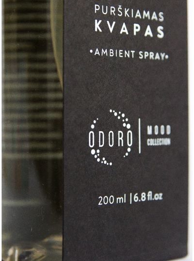 Purškiamas kvapas ODORO MOOD AMBRA, 200 ml