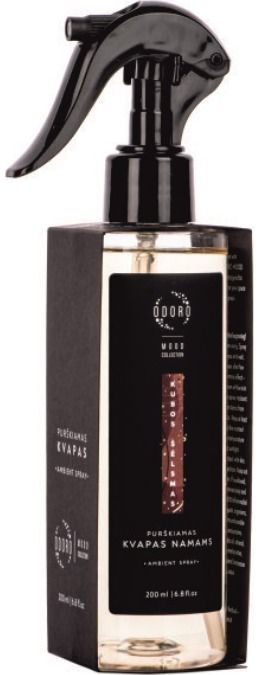 Purškiamas kvapas ODORO MOOD KUBOS ŠĖLSMAS, 200 ml