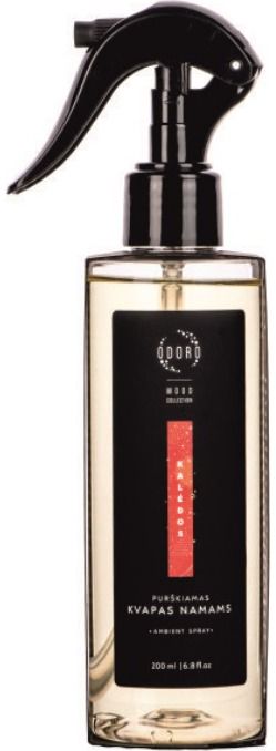 Purškiamas kvapas ODORO MOOD KALĖDOS, 200 ml
