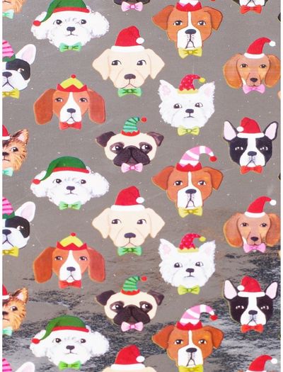 Dovanų popierius CHRISTMAS DOGS