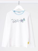 Marškinėliai berniukams ilgomis rankovėmis KM RITERIS, 110-116, balta