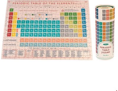 Dėlionė PERIODIC TABLE 300 det. cilindro formos dėžutėje