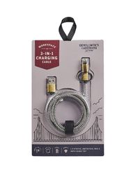 Įkrovimo laidas 3 in 1 GENTLEMEN'S HARDWARE, blisteris