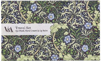 Kelioninis rinkinys SEAWEED (rankų kremas+lūpų balzamas+akių raištis)