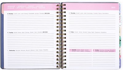 Darbo knyga TCD 2025 PLANS (EN) savaitė