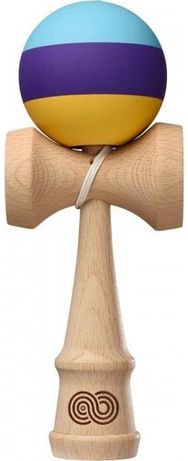 Žaislas KENDAMA Kaizen 1.0 Tri Color - Aqua Purple Yellow - Silk