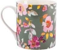 Puodelis dėžutėje B&E GARDENIA GREY FLORAL