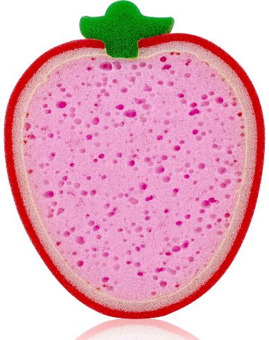 Vonios kempinė STRAWBERRY, 11x14 cm