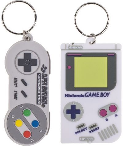 Raktų pakabukas NINTENDO CONTROLLER&GAMEBOY, 7 cm