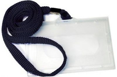 Dėklas vardinei kortelei ARGO su juoda kaklajuoste, 54x90 mm