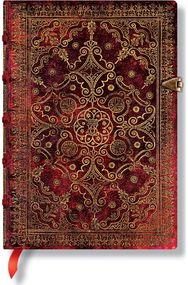 Carmine Lined Hardcover Journal