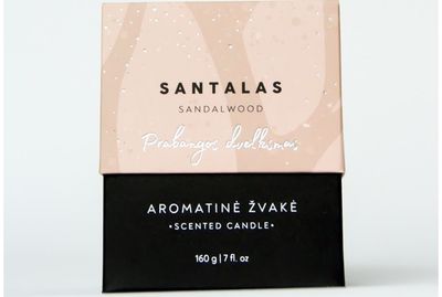 Aromatinė žvakė ODORO MOOD SANTALAS