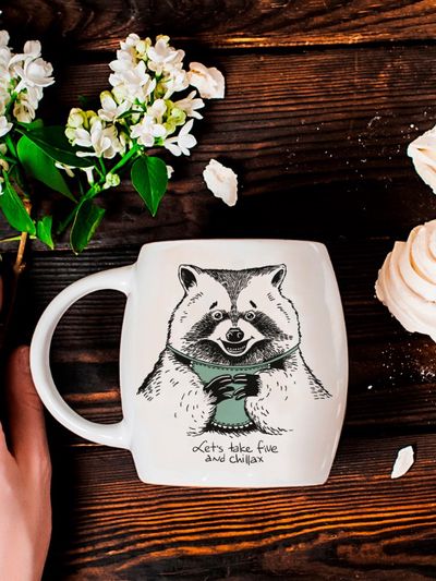 Puodelis RACCOON, 450 ml