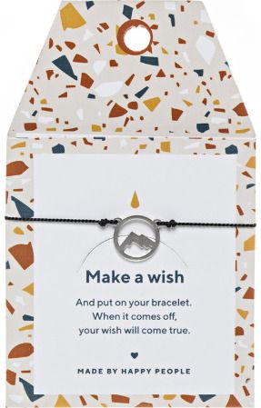 Apyrankė MAKE A WISH NEW MOUNTAIN SILVER BLACK