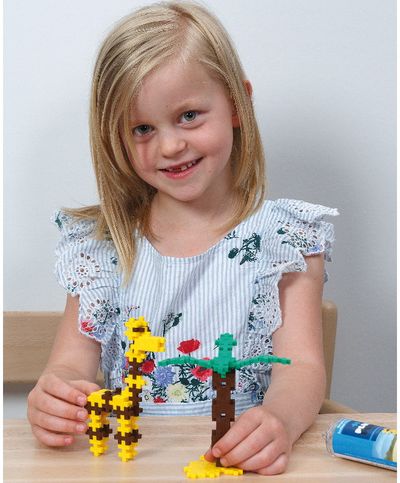 PLUS PLUS konstruktorius, Žirafa, 100 det.