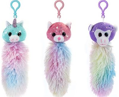 Pliušinis žaislas BOBTAIL CLIP-ON PASTEL 24 cm