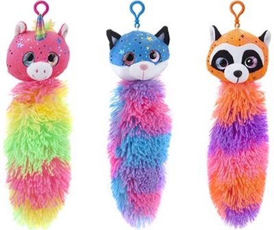 Pliušinis žaislas BOBTAIL CLIP-ON NEON 32 cm
