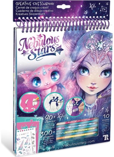 Kūrybinis rinkinys NEBULOUS STARS Creative Sketchbook - Nebulia