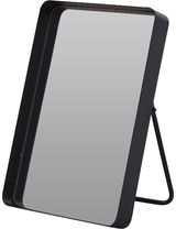 Kosmetinis veidrodis RECTANGULAR BLACK, 33 cm