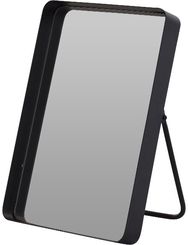 Kosmetinis veidrodis RECTANGULAR BLACK, 33 cm