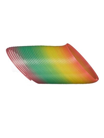 Žaislinė spyruoklė RAINBOW GLOW IN DARK 6,5 cm, dėžutė