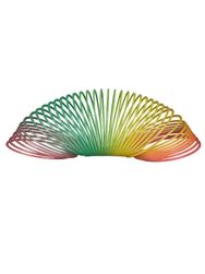 Žaislinė spyruoklė RAINBOW GLOW IN DARK 6,5 cm, dėžutė