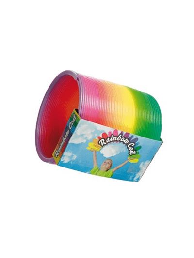Žaislinė spyruoklė RAINBOW 10 cm, 6CDU