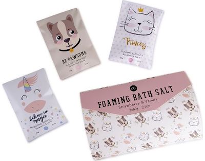 Putojanti vonios druska BEST FRIENDS, 3x60 g