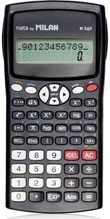 Mokslinis skaičiuotuvas MILAN, 240 funkcijų, Black