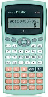 Mokslinis skaičiuotuvas MILAN, 240 funkcijų, Silver