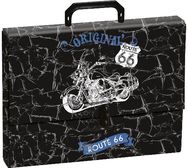 Dėklas kartoninis ROUTE-66 su rankena, A4