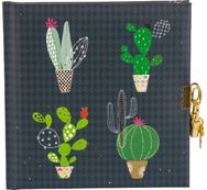 Dienoraštis CACTUS su spynele, 17x17 cm, 96 psl.