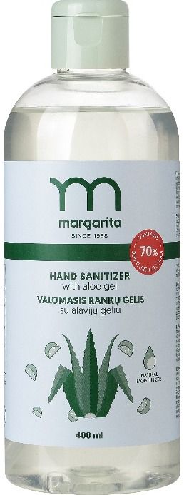 Valomasis rankų gelis MARGARITA, 400 ml