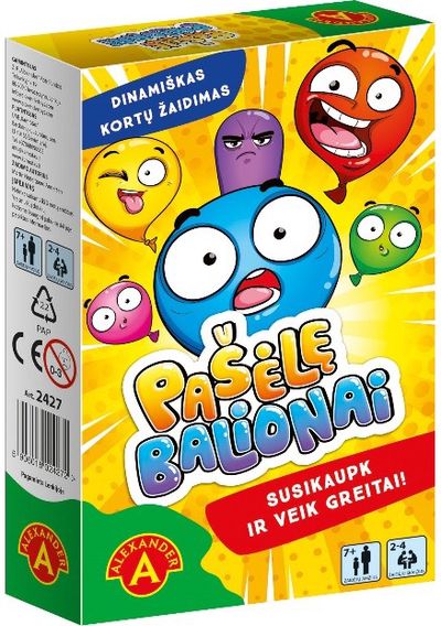 Kortų žaidimas PAŠĖLĘ BALIONAI