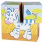 Medinės kaladėlės GOKI CUBE ANIMALS 4 vnt.