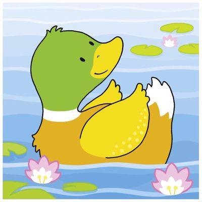 Medinės kaladėlės GOKI CUBE ANIMALS 4 vnt.