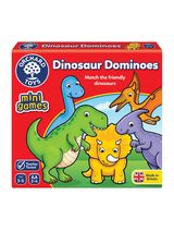 Lavinamasis stalo žaidimas DINOSAUR DOMINOES MINI GAME