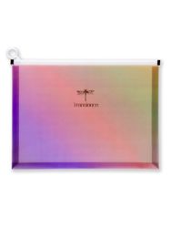 Aplankas ZIP GLITTER RAINBOW su užtrauktuku, A4